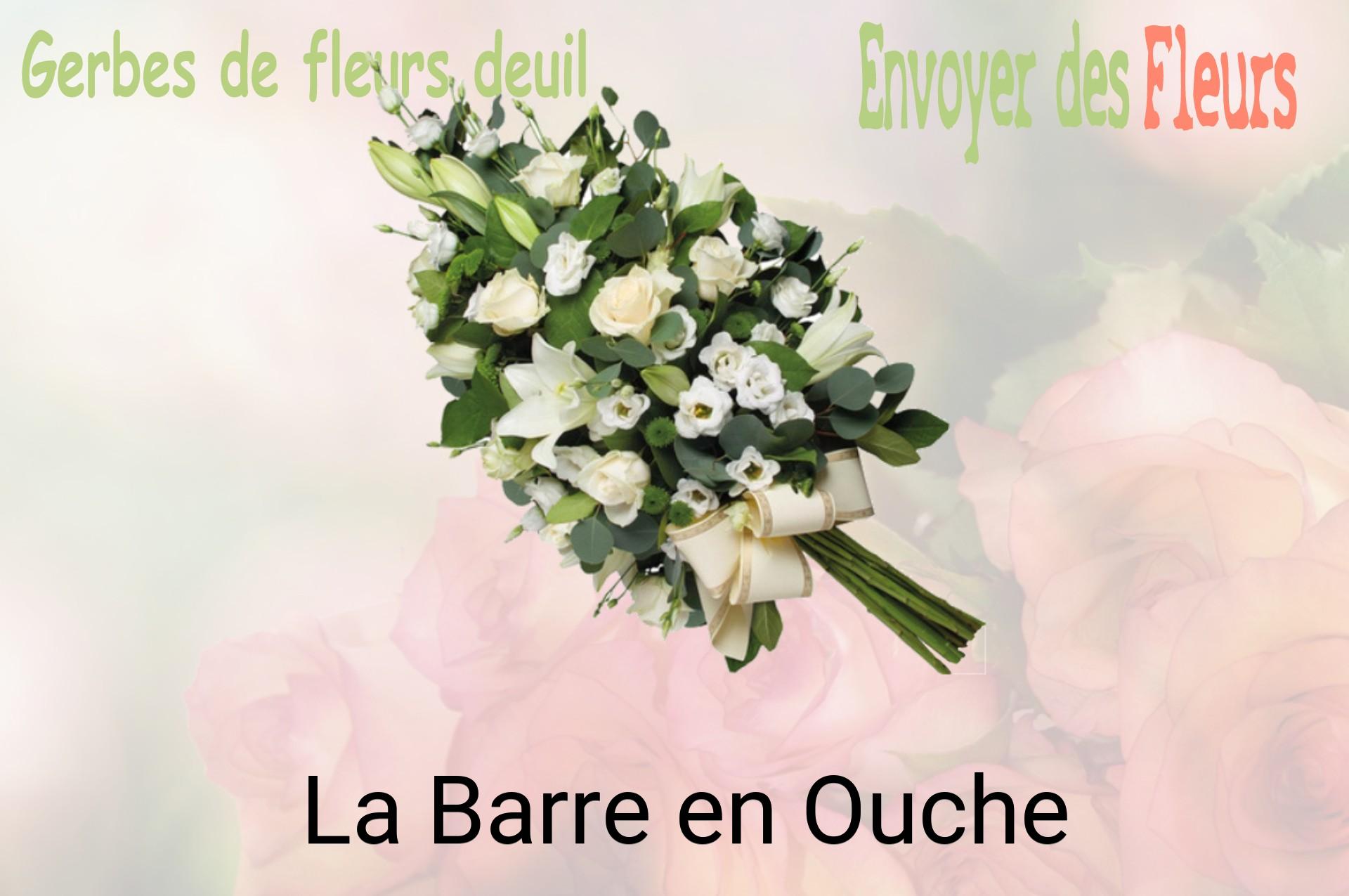 Gerbe de fleurs de deuil livrée à La Barre-en-Ouche
